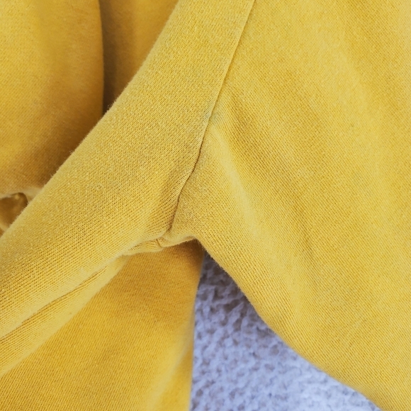 Vtg Pac Man Hoodie Sweatshirt Mens S Gold Japanese Characters Graphics Fleece - Picture 11 of 14